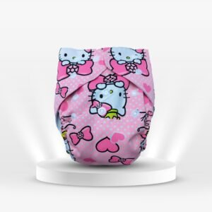 পুনরায় ব্যবহারযোগ্য ইকো-ফ্রেন্ডলি বেবি ডায়াপার | ২ প্যাড সহ ওয়াশেবল ন্যাপী