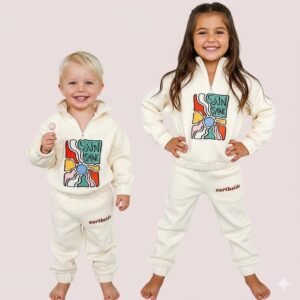 'সানশাইন' কিউট সোয়েটসেট: বাচ্চাদের জন্য উষ্ণতা ও ফ্যাশনের আকর্ষণ!