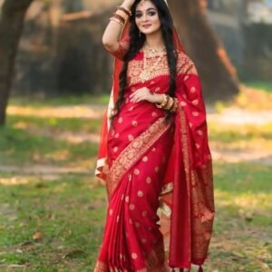 প্রিমিয়াম জাপানি সিল্ক শাড়ি (স্কিন প্রিন্ট)