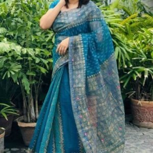 প্রিমিয়াম সেমি মসলিন শাড়ি