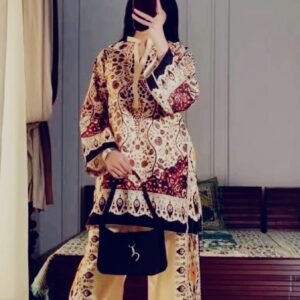 ডিজিটাল প্রিন্ট কটন সিল্ক ২ পিস সেট