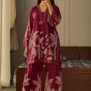 ডিজিটাল প্রিন্ট কটন সিল্ক  ২ পিস সেট