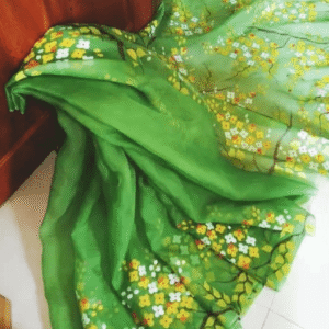 মনোমুগ্ধকর হাফ সিল্ক শাড়ি