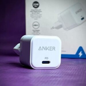 🔌 Anker 20W ফাস্ট চার্জার উইথ ফোল্ডেবল প্লাগ