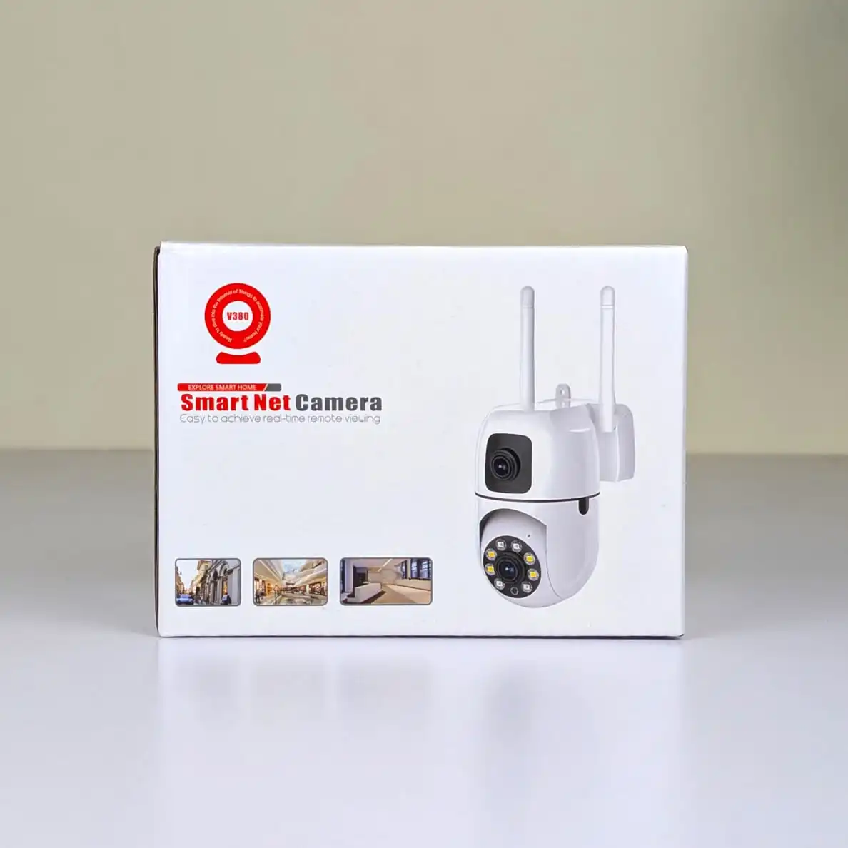 Camera mounting and power port view